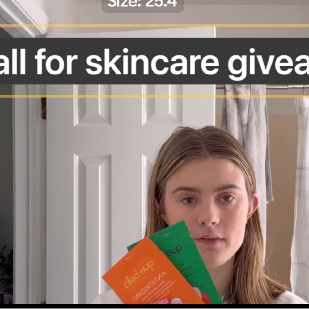 Skincare giveaway! For karina
